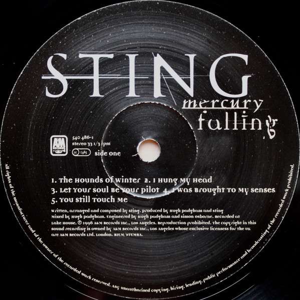 Sting – Mercury Falling